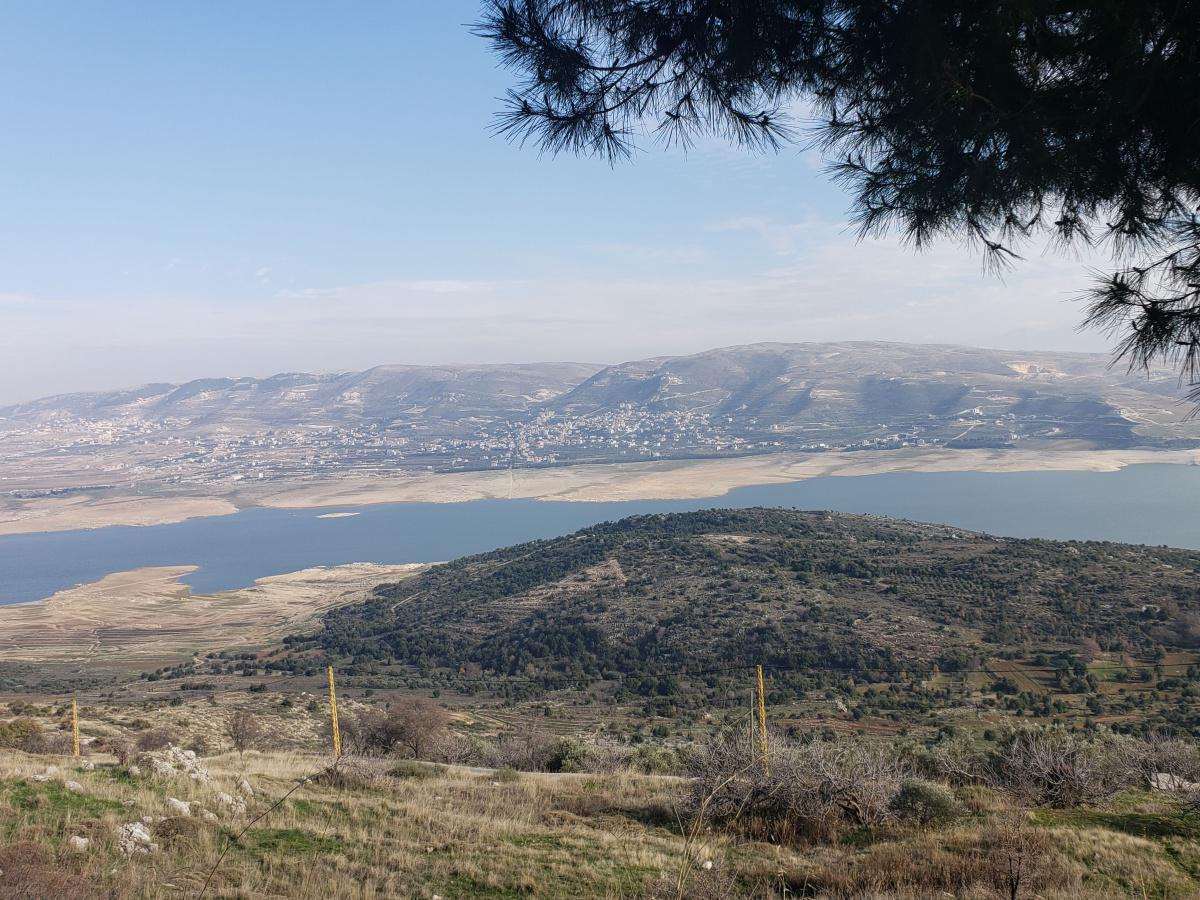 View from Aitanit to Qaraoun