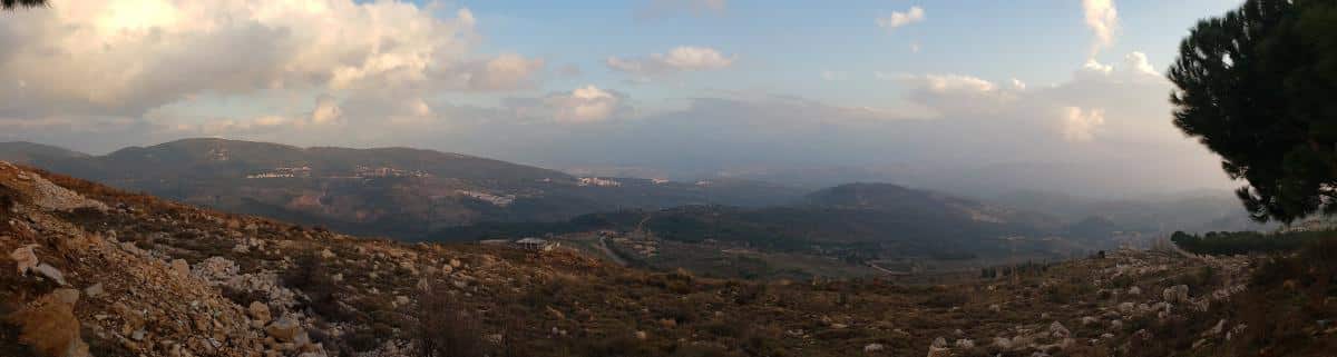 View from Nabatiyeh-Jezzine road