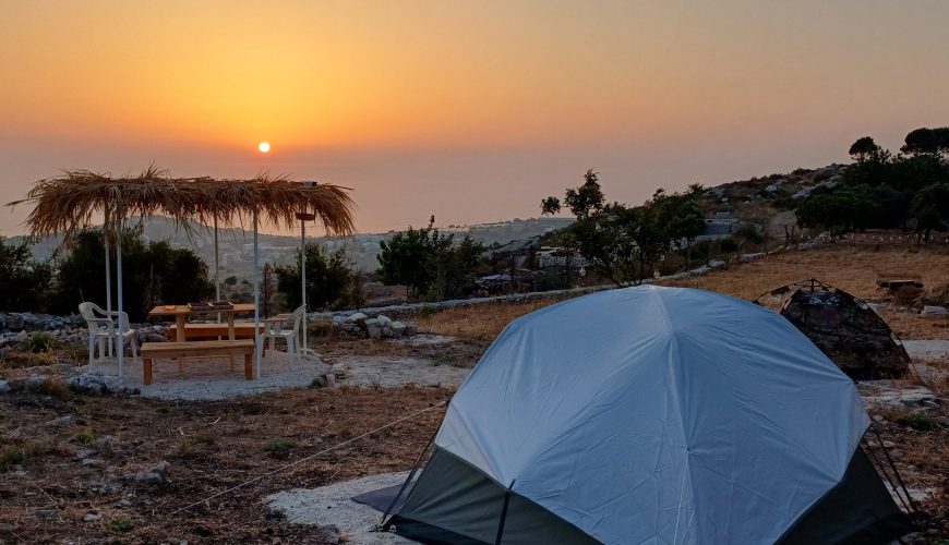 Tent for three people in a Campsite – Hsarat, Jbeil