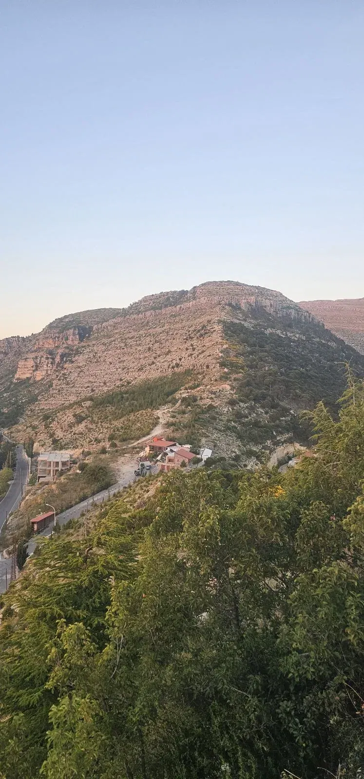 Scenic View and Sunset From Road Ehden